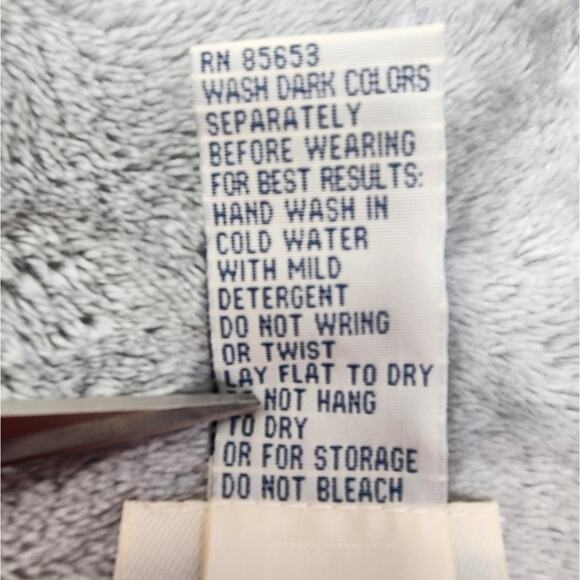 Vintage Koret City Blues Sweater Vest Womens SP PETITE Red Patriotic Flag Zip - Picture 5 of 8